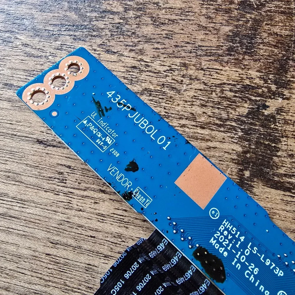 HP Laptop Keyboard Connector Board LS-L973P HH514 435PJUBOL01 with Ribbon‎ Cable